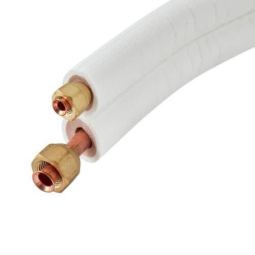 AircoTube koelleiding geïsoleerde flarebuisset Ø1/4" x 3/8" (rol van 3 meter) FS233