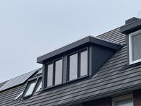 Buitenunit op dakkapel