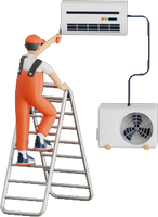 Buitenunit op dakkapel